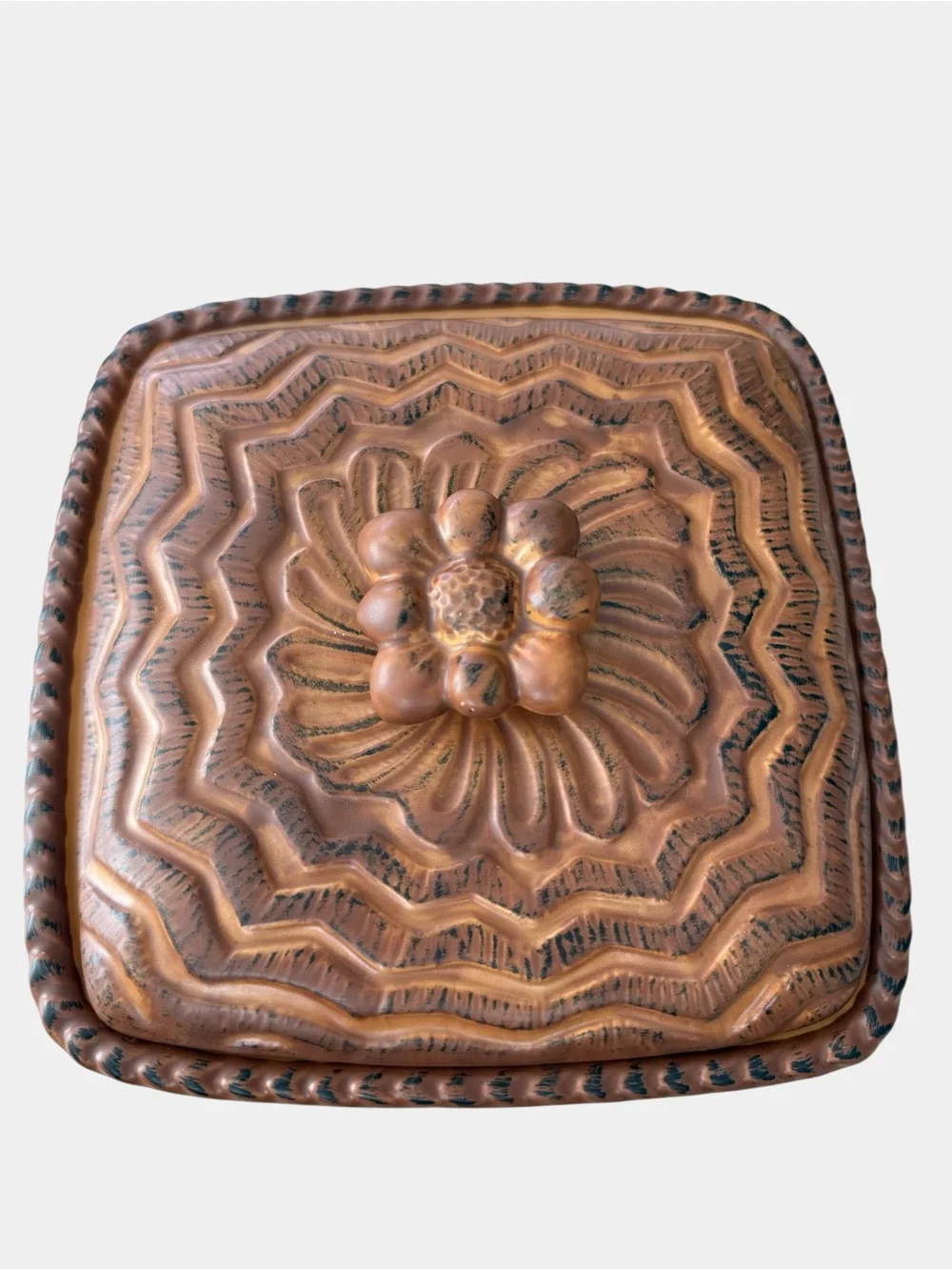 Williams Sonoma Vintage Terrine Covered Baker Stoneware Brown 2012